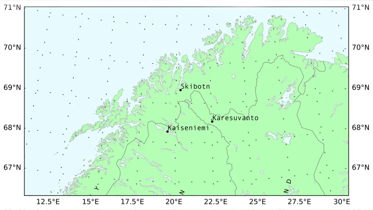 Sijainti kartalla
