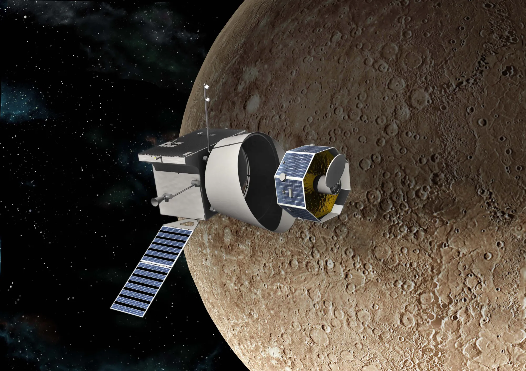 BepiColombo saapumassa Merkuriusta kiertämään