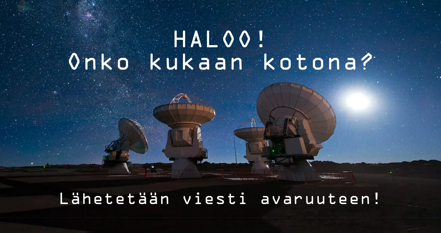 Suomesta viesti alieneille