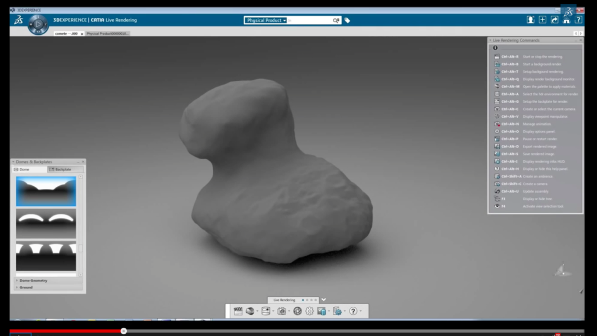 Kuvakaappaus Churyn printtausvideolta