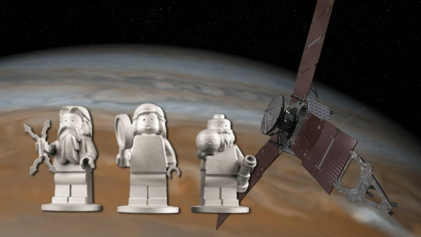 Lego-ukot JUNO-luotaimessa