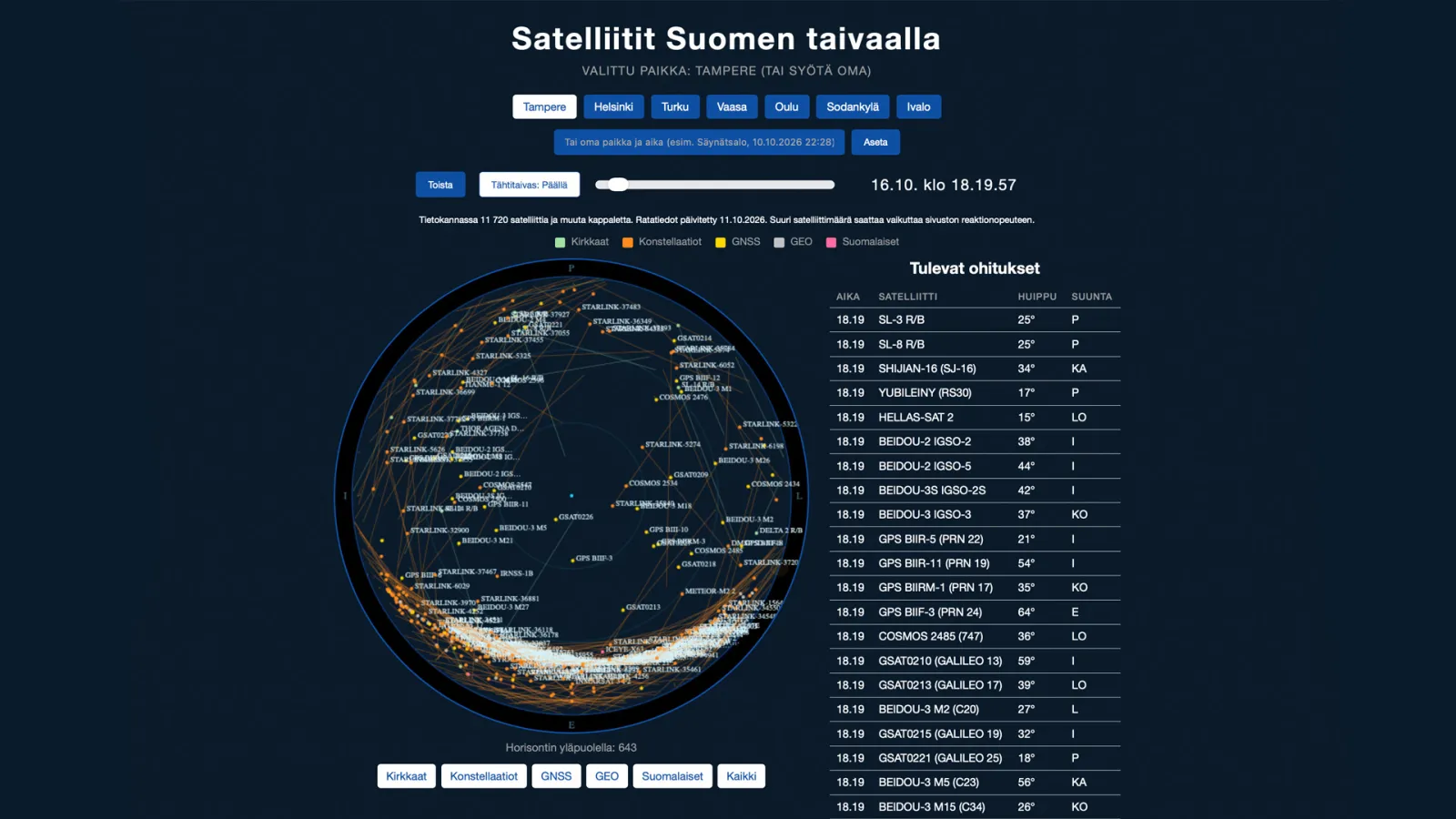 Satelliitti-sovelluksen kuva