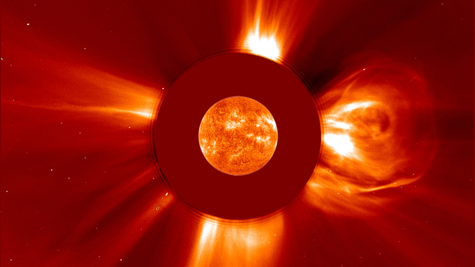 Auringon aktiivisuutta
