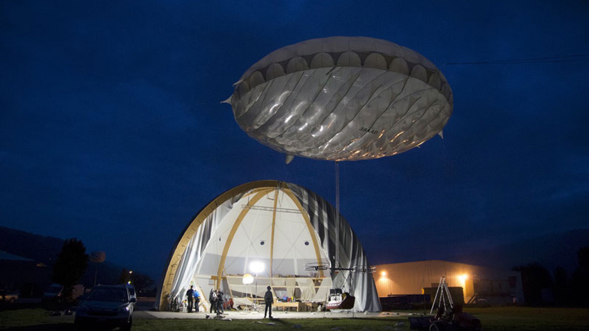 Ilmalaiva lähdössä lentoon