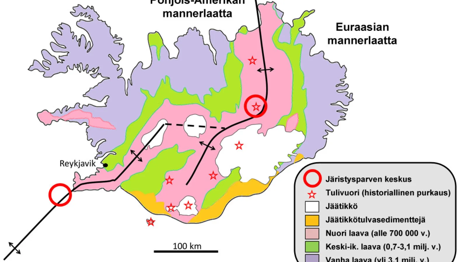 Islannin kartta
