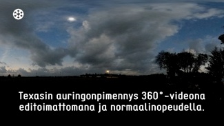 Täydellisyyshetki 360°-videolta