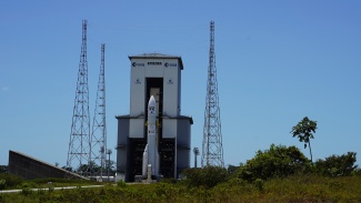 Ariane 6 laukaisualustallaan