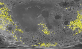 Kuun kääntöpuolen kraattereita