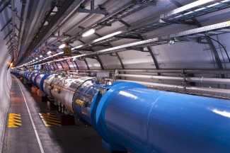 Kuva LHC:n tunnelista