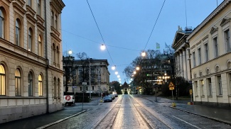 Helsinkiä joulukuussa 2016