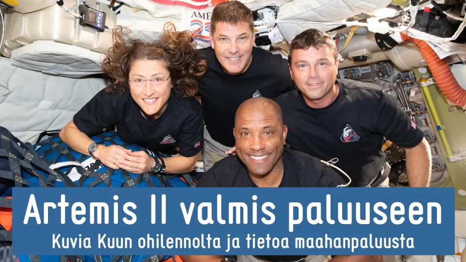 Videon otsikkokuva: Artemis II valmistautuu laskeutumiseen – näin se tapahtuu
