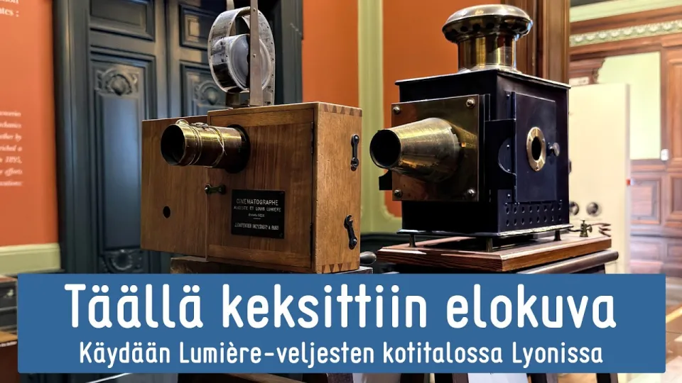 Videon otsikkokuva: Lumière-veljekset keksivät elokuvan – perheen kotitalo on museona Lyonissa, Ranskassa