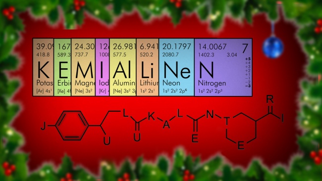 Kemiallisen joulukalenterin kuva